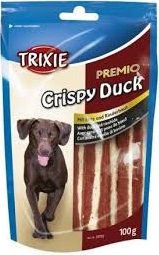 Trixie Трикси Лакомство Premio Crispy Duck Утка для собак 100г
