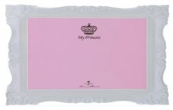 Trixie (Трикси) Коврик My Princess под миски розовый 44х28см