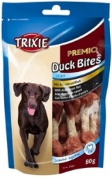 Trixie Трикси Лакомство для собак Premio Duck Bites с уткой 80г