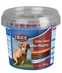 31524 Трикси Витамины для собак Ведро пластик Mini Hearts   200 г