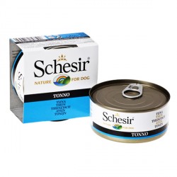 Schesir ТУНЕЦ (Tuna) влажный корм консервы для собак, банка