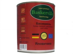 Baskerville (Баскервиль) консервы для собак Говядина
