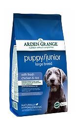 Arden Grange (Арден Грендж) для щенков и молодых собак крупных пород с курицей и рисом