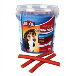 31498 Трикси Витамины для собак Ведро пластик Happy Rolls   500 г