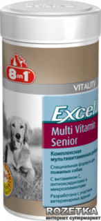 8in1 Excel Multi Vit-Senior Вітаміни для собак похилого віку 70 таб.