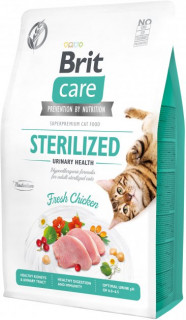 Brit Care Cat GF Sterilized Urinary Health (урінарі для стерилізованих котів), 0,4кг 