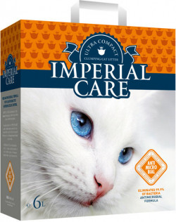 Наповнювач Imperial Silver Care Ions, ультракомкуючий, 6 кг (6 л) для котів