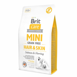 Brit  Care GF Mini Hair and Skin (для собак малих порід)  здорова шкіра та вовна, 2 кг 