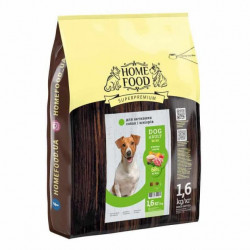 Home Food DOG ADULT MINI Для активних собак і юніорів «Ягнятина з рисом» 1,6 кг
