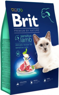Brit Premium by Nature Cat Sensitive Ягня (для котів із чутливим травленням) 300г 