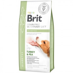 Brit GF VetDiets Dog Diabetes Індичка та горох (цукровий діабет), 12 кг