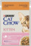 CAT CHOW Kitten. З індичкою та кабачками в желе. Консервований, пауч для котів 85г