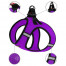 Bronzedog Шлея для собак Mesh Vest 3D сітка фіолетова, L, шия 43мм, груди 53см