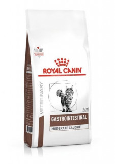 Royal Canin GASTROINTESTINAL MODERATE CALORIE CAT Повнораціонний дієтичний корм для котів при розладах травлення, 0,4кг