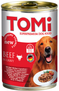TOMІ Beef Консерва д/собак з яловиченою 0.4 кг
